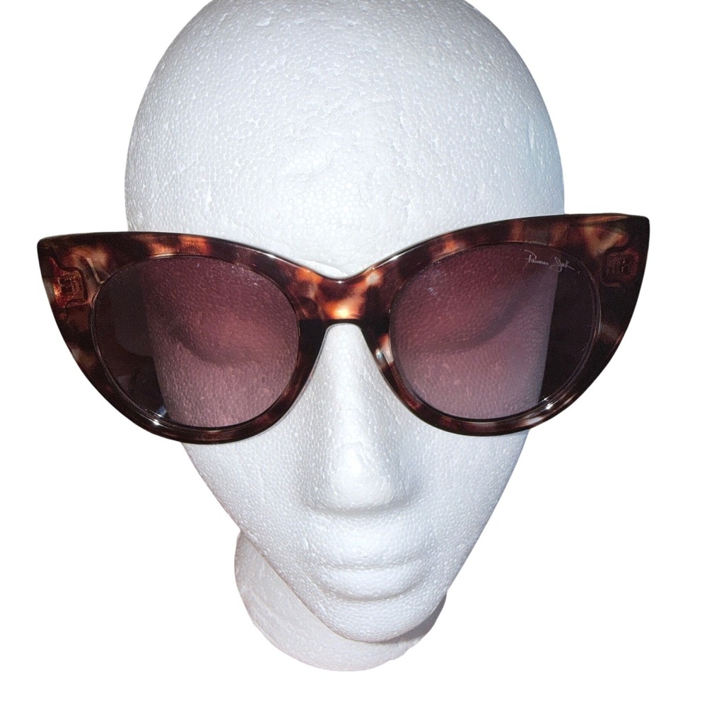 Panama Jack Polarized Cat Eye Sunglasses Tortoise Retro Glam Coastal Chic